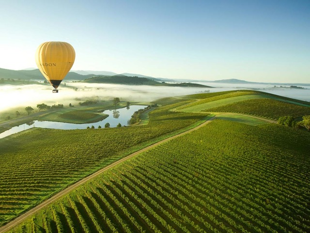 Hot Air Ballooning over Yarra Valley