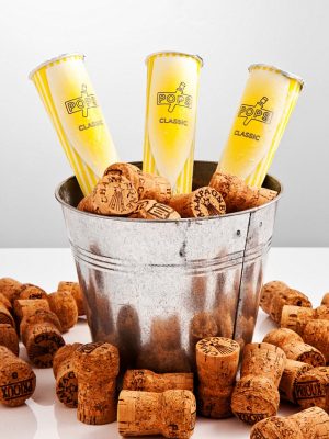 Champagne popsicles