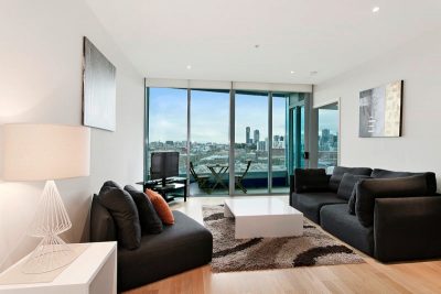 City view apartments overlooking Melbourne